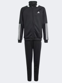 Adidas Sereno Boys Sportswear Suit Black/White