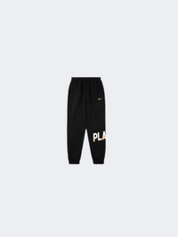 Erke Knitted Kids-Girls Training Pant Black