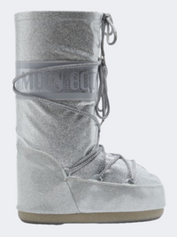 Moon Boot Icon Glitter Women After Ski Silver