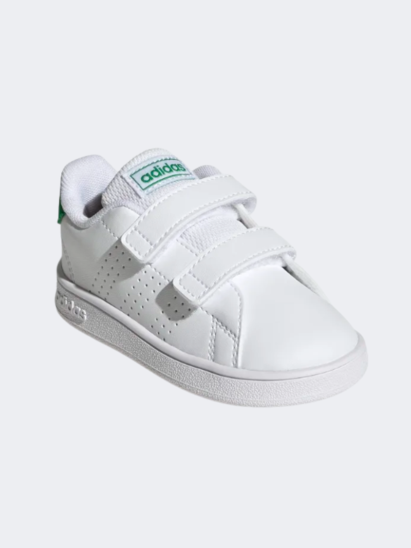Adidas Advantage Lifestyle Infant-Unisex Sportswear Shoes White/Green