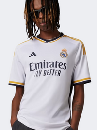 Adidas Real Home Men Football T-Shirt White