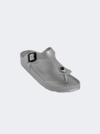 Ateneo Women Beach Slippers Silver
