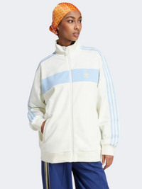 Adidas Blocked Women Original Jacket Off White/Light Blue