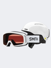Smith Glide Rascal Combo Kids Skiing Protection White/Rose