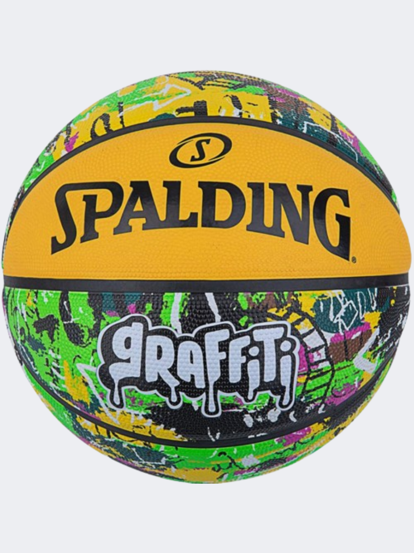 Spalding Graffiti Series Basketball Ball Green/Yellow