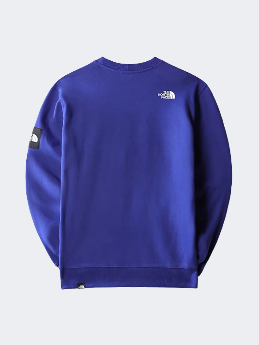 The North Face Seasonal Fine Crew Neck Men Lifestyle Sweatshirt Lapis Blue