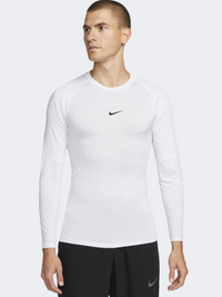 Nike  Men Training Long Sleeve White/Black