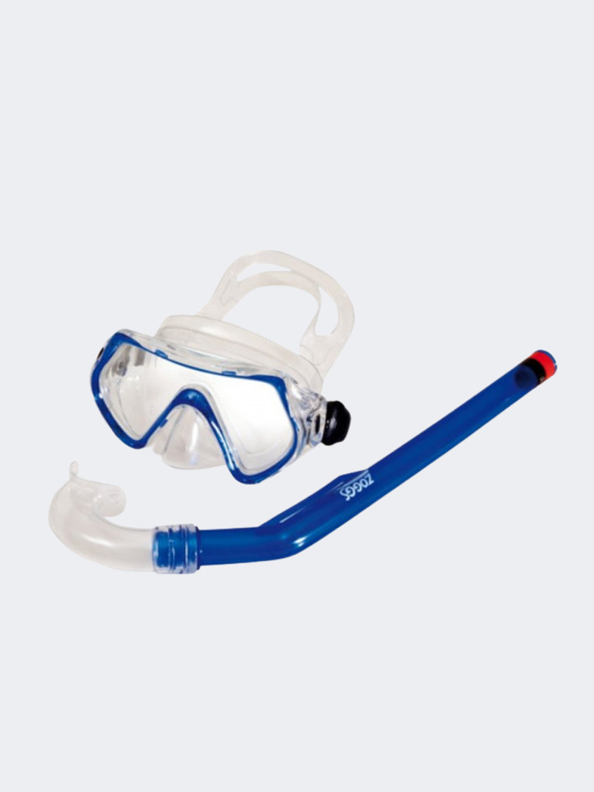 Zoggs Reef Explorer Kids Swim Snorkel White/Blue