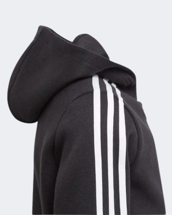 Adidas Essentials 3-Stripes Boys Sportswear Hoody Black/White Gq8900