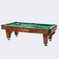 Fas Golden Billiard Pool Table Brown/Green