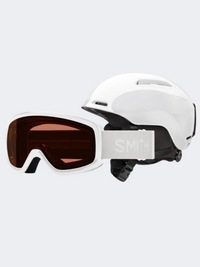 Smith Glide Kids Skiing Protection White/Rose Copper