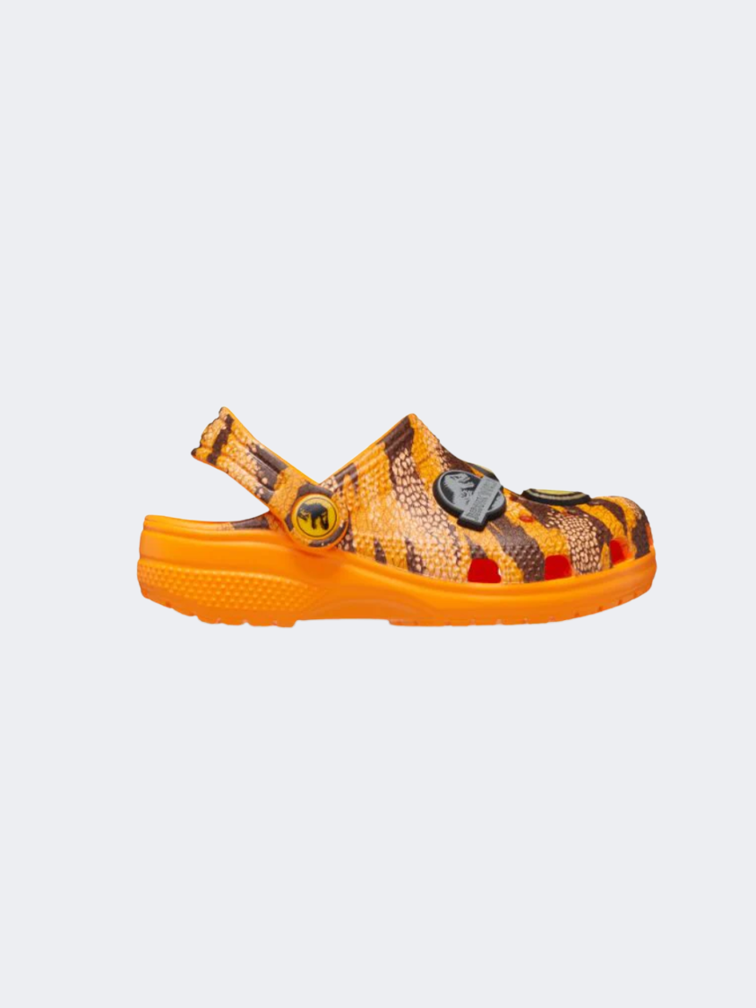 Crocs Jurassic World Classic Clog Infant-Boys Lifestyle Slippers Orange Zing