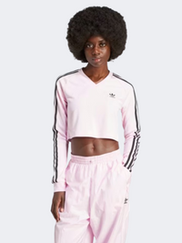 Adidas Women Original Long Sleeve Clear Pink/Black