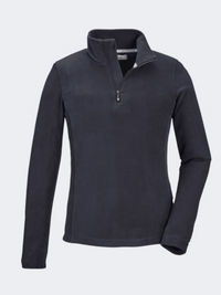 Killtec Ksw 188 Girls Skiing Fleece Black Blue