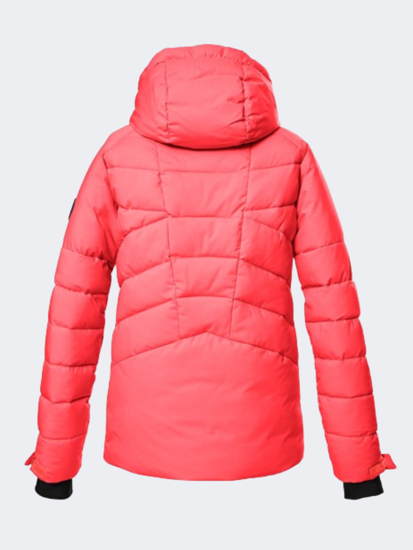 116 Killtec Ksw Lebanon MikeSport Skiing – Girls Coral/Pink Jacket