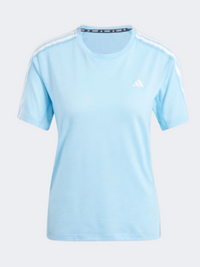 Adidas Own The Run Women Running T-Shirt Semi Blue Burst Mel