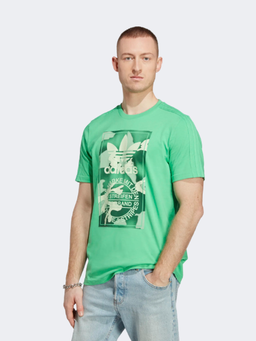 Men Lebanon Camo Green MikeSport Tong – T-Shirt Original Graphics Adidas