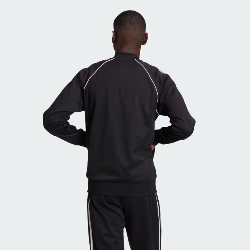 adidas Primeblue SST Track Jacket & Pant Set Black/White Men's