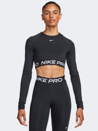 Nike Pro 365 Women Training Long Sleeve Black/White