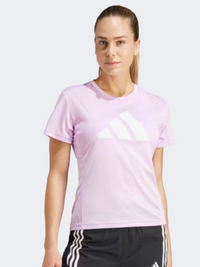 Adidas Run It Women Running T-Shirt Bliss Lilac