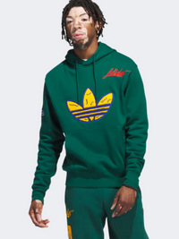 Adidas Badge Men Original Hoody Collegiate Green