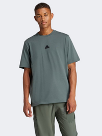 Adidas City Escape Men Sportswear T-Shirt Legend Ivy