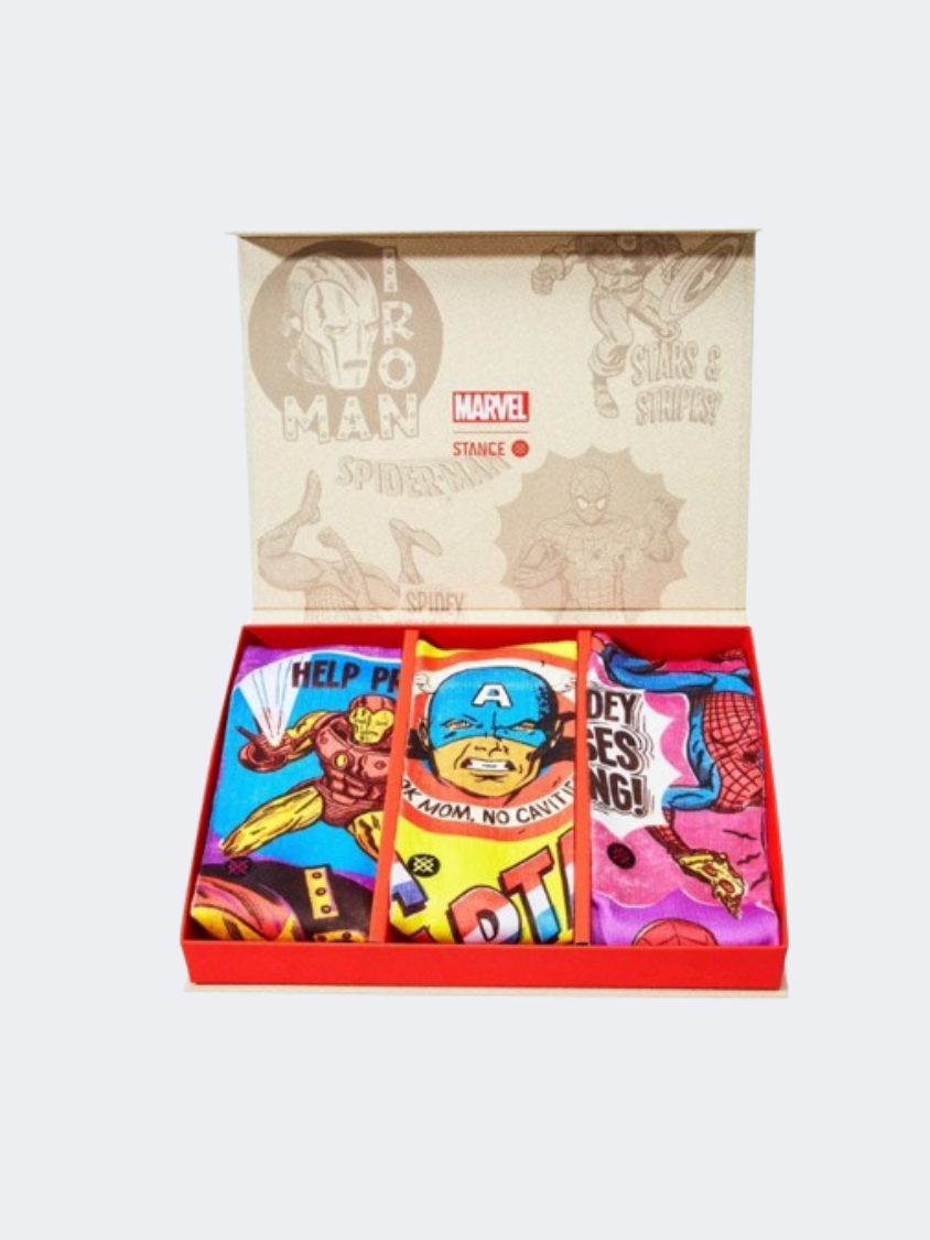 Stance The Marvel Box Unisex Lifestyle Sock Multicolor