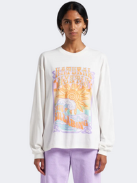Billabong Long Mystic Women Lifestyle TShirt Salt Crystal