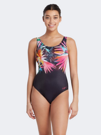 Zoggs Scoopback Women Swim Monokini Black/Multi