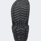 Crocs Classic Lined Spray Dye Unisex Lifestyle Slippers Black/Multi 208045-0C4