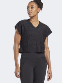 Reebok Perforated Women Training T-Shirt Black