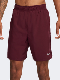 Nike Challenger Men Running Short Maroon/Silver