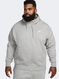 Nike Club Men Lifestyle Hoody Grey/Silver/White