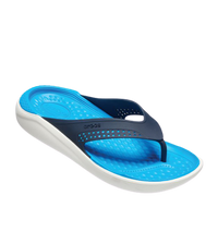 Crocs Unisex Lifestyle 205182-462 Literide Flip Navy Slippers.