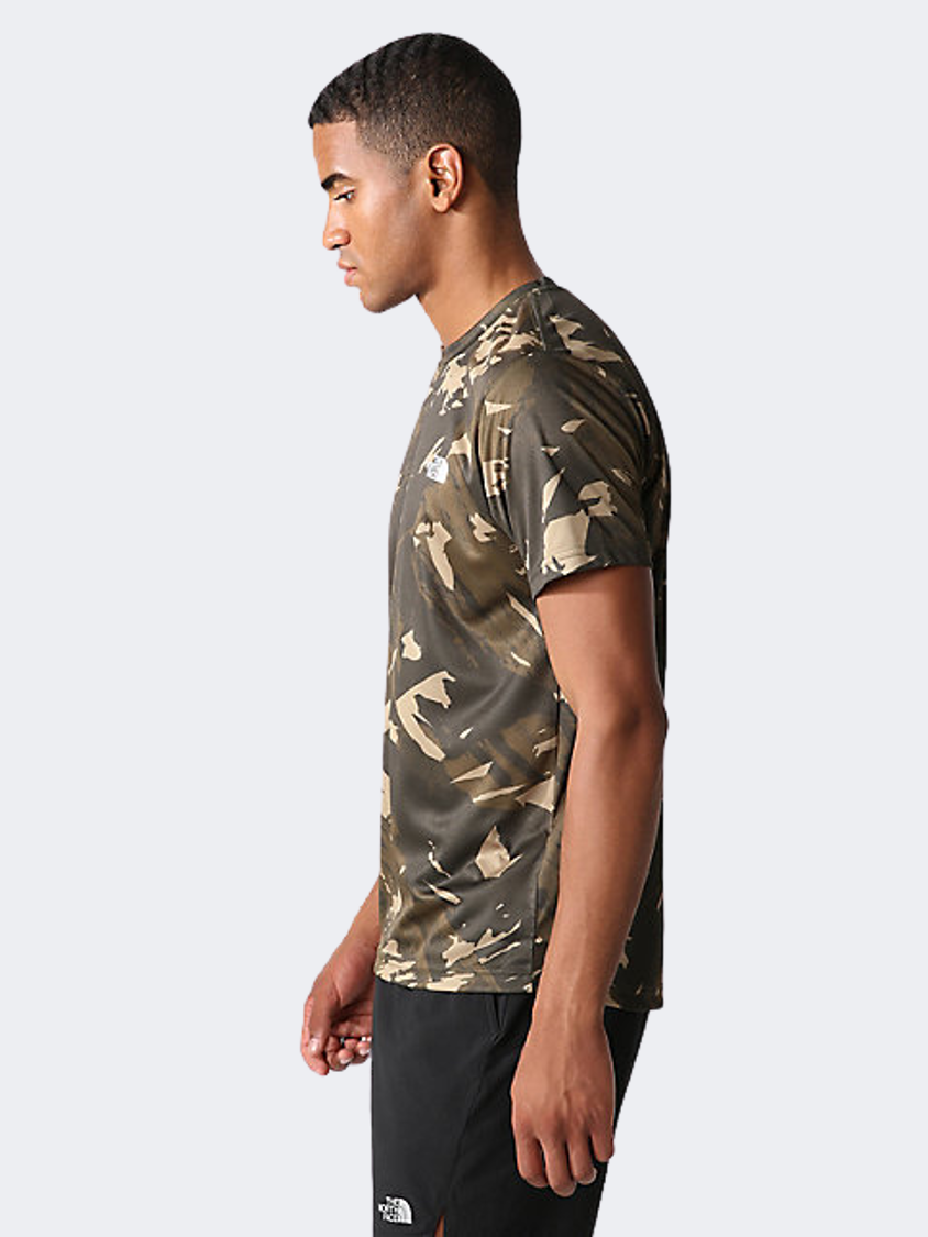 The North Face Reaxion Amp Men Lifestyle T-Shirt Camo Green