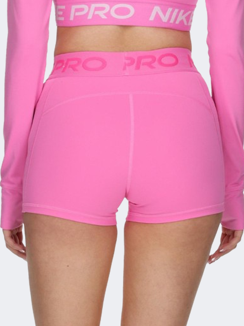 Nike Pro Mr 3 Inch Women Training Short Pink/White