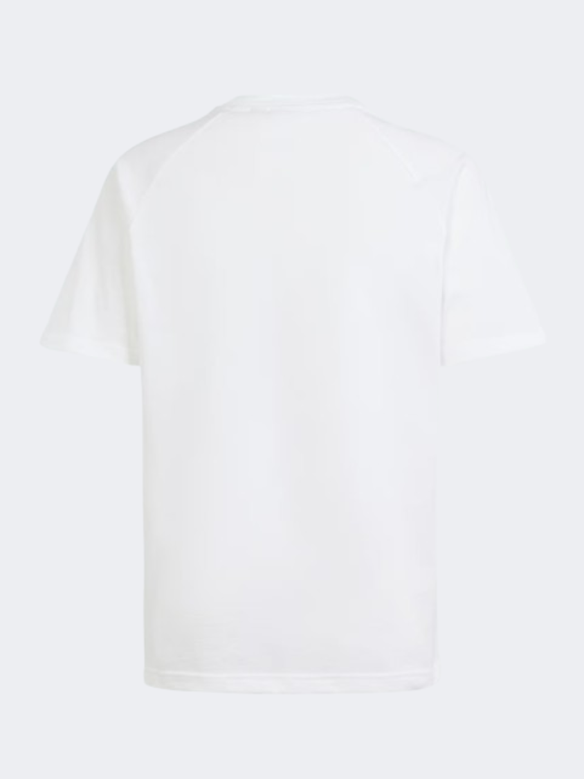 Adidas Camo Boys Original T-Shirt White