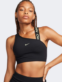 Nike Swoosh Women Training Bra Black/Light Lemon