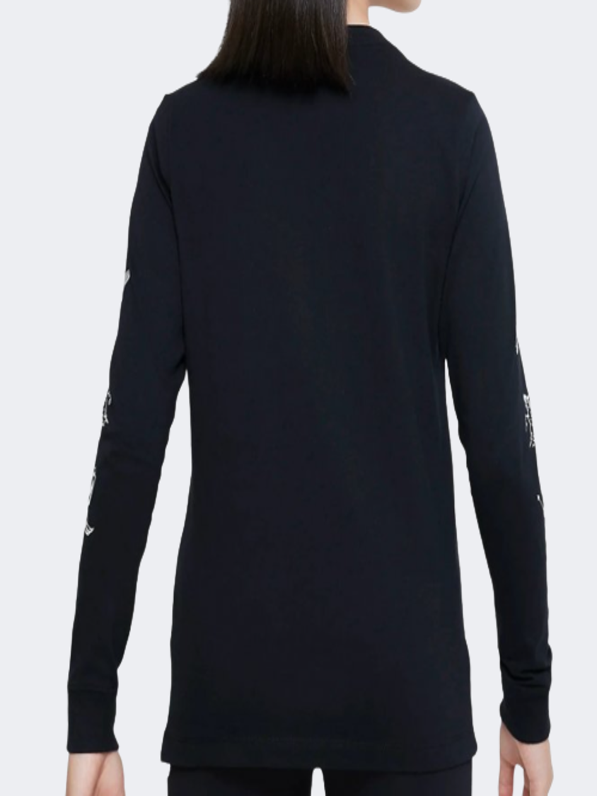 Nike Boxy Boys Lifestyle Long Sleeve Black