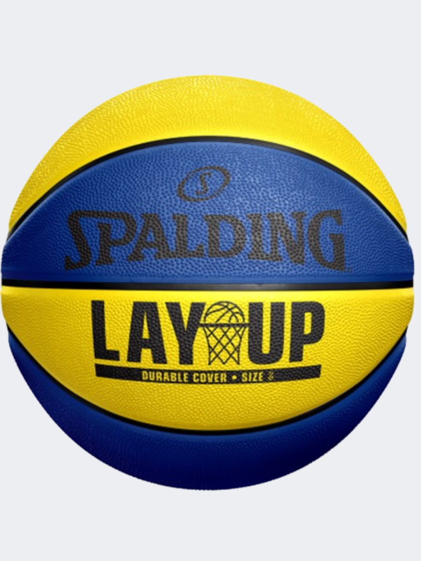 Spalding Lay Up Series Basketball Ball Blue/Yellow