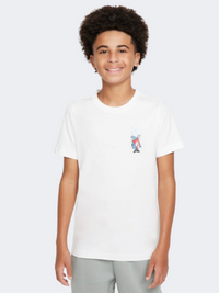 Nike Boxy 3 Lunar New Year Boys Lifestyle T-Shirt White