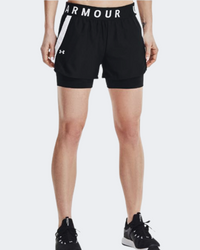 Under Armour Play 2-In-1 Women Training Short Black/White