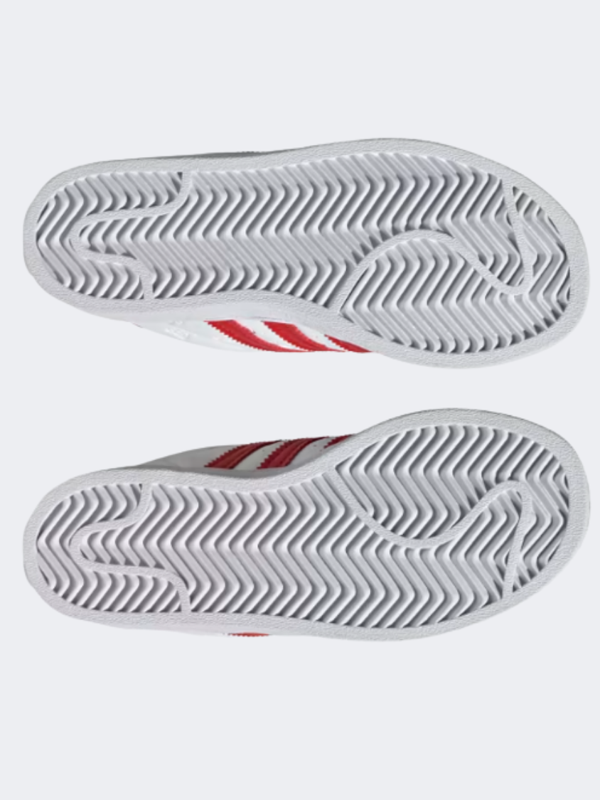 Adidas Hello Kitty Superstar Kids Original Shoes White Red MikeSport Lebanon