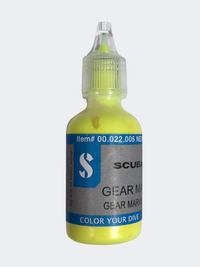 Scuba Pro Gear Marker Unisex Diving Diving Instrument  Yellow