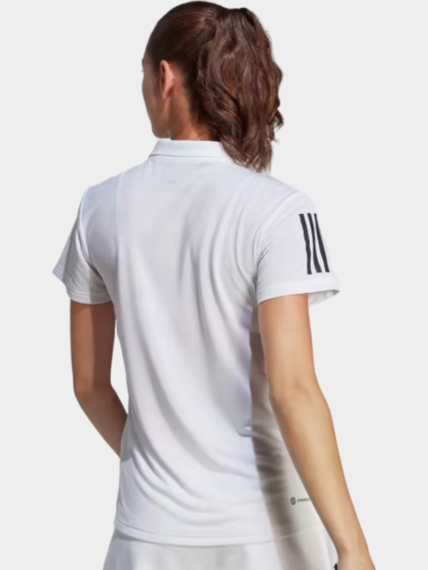 Adidas Club Women Tennis Polo Short Sleeve White