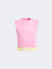 Adidas Dance Kids-Girls Sportswear Tank Bliss Pink/Lemon