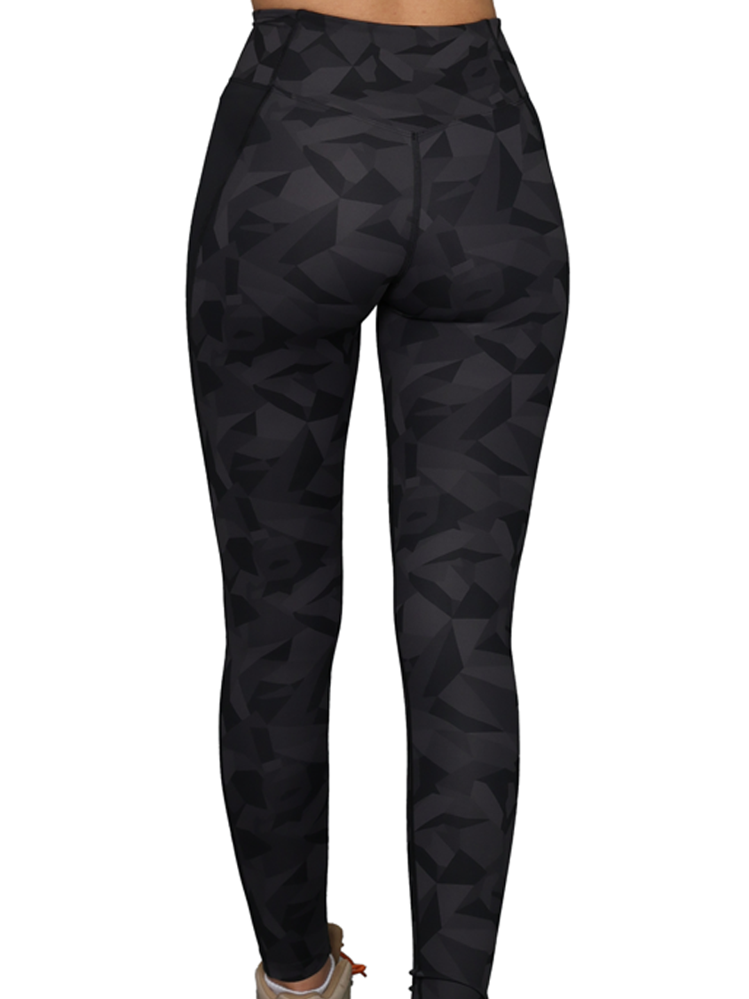 Oil And Gaz Printed Women Training Tight Multicolor
