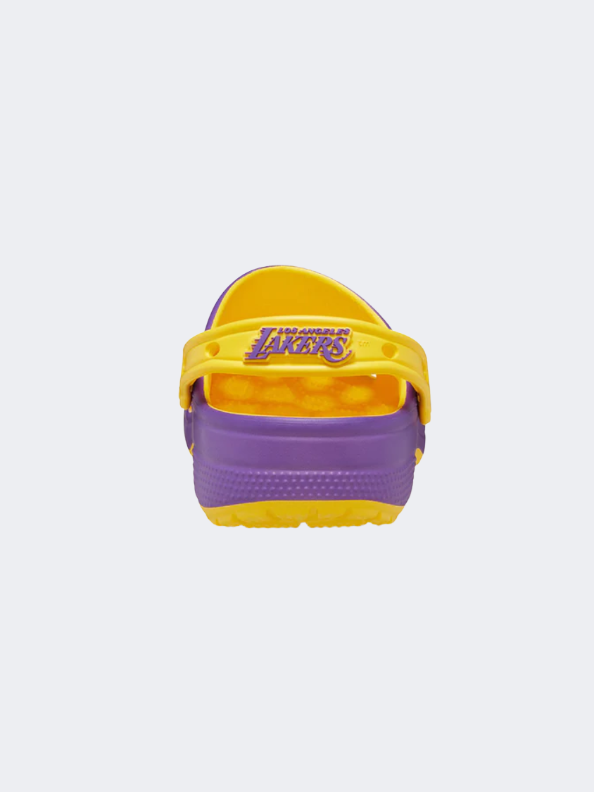 Crocs Los Angeles Lakers Clog Men Lifestyle Slippers Sunflower