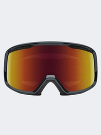 Smith Frontier Adult Skiing Goggles Slate/Red Sol Mirror