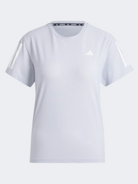 Adidas Own The Run Women Running T-Shirt Halo Silver
